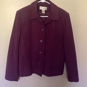 Casual Corner Soft Button-Up Blazer